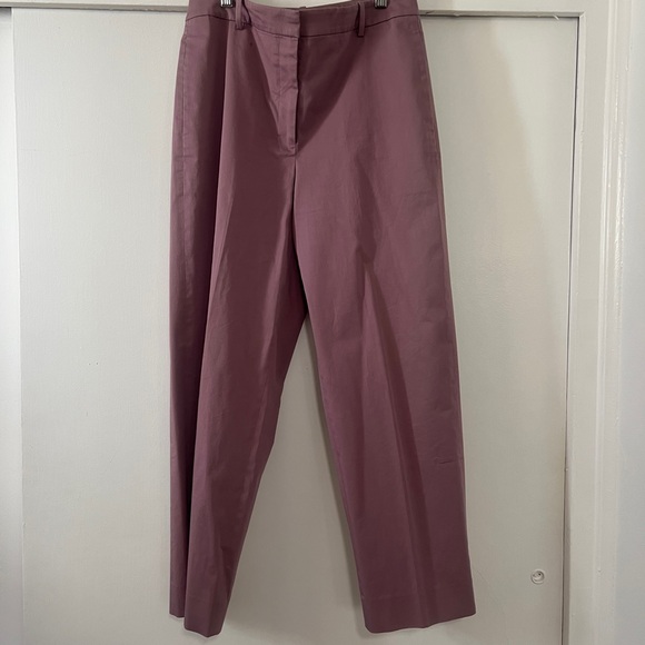 Theory Light Purple Crop Slacks 4 - Picture 3 of 7